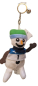 Preview: Schlüsselanhänger Schneemann "Flocke" Plüsch