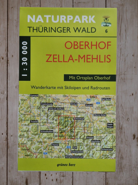 Wanderkarte Oberhof/Zella-Mehlis