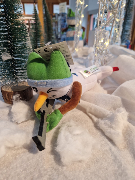 Schneemann "Flocke" Biathlon