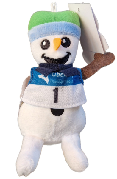 Schlüsselanhänger Schneemann "Flocke" Plüsch